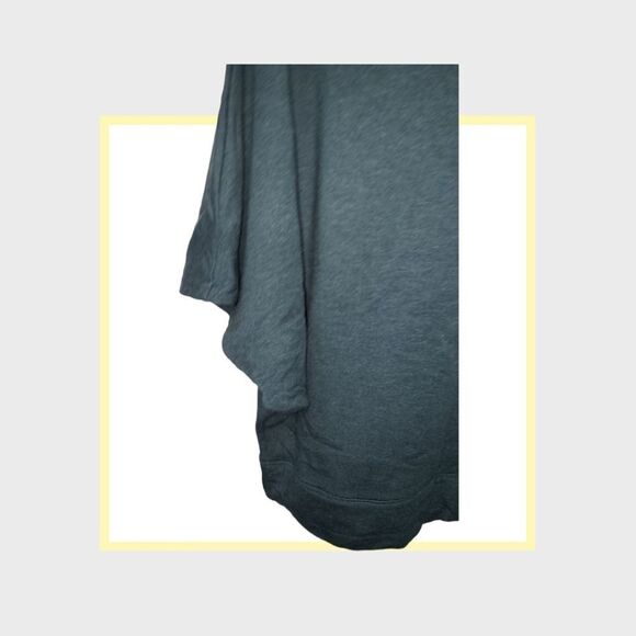 Tahari green Draped Collar Batwing Sleeve Small - Picture 3 of 5